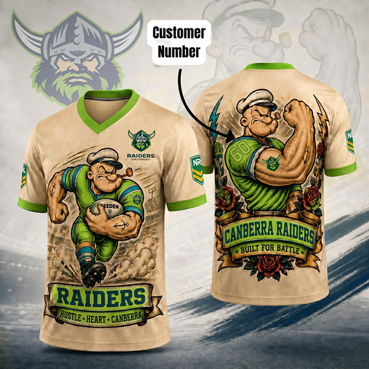 Premium NRL CR Popeye Vintage Tattoo T-shirt V1 NMD 070526 TTV
