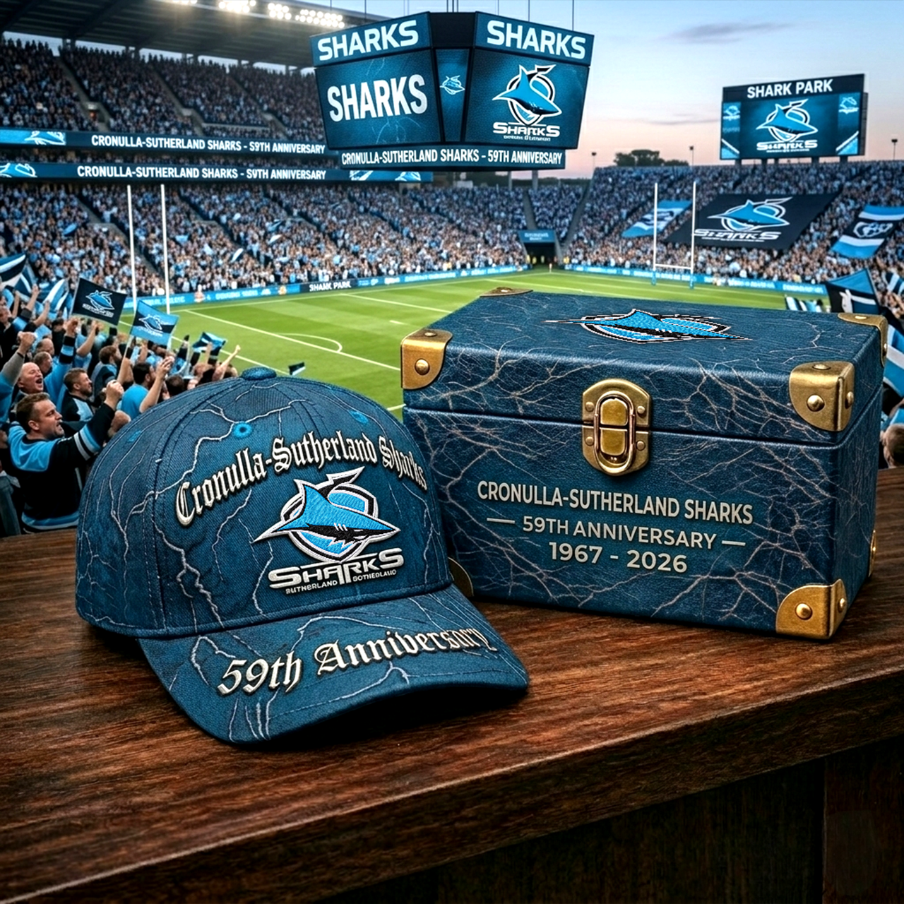 Premium NRL CSS Anniversary Vintage Crackle Cap V22 NMD 060426 TTV