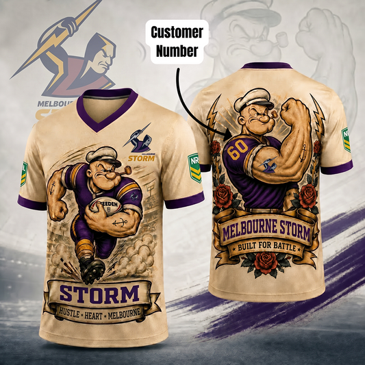 Premium NRL MS Popeye Vintage Tattoo T-shirt V1 NMD 070526 TTV