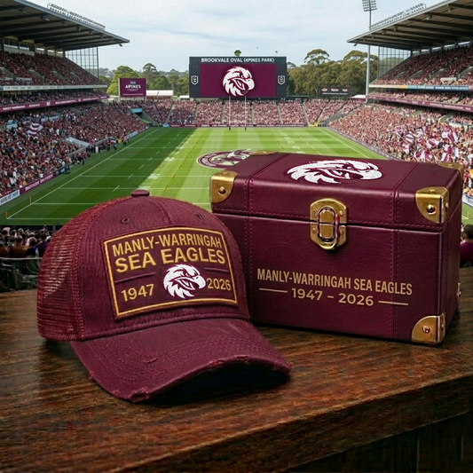 Premium NRL MWSE Anniversary Heritage Distressed Trucker Cap V21 NMD 040426 TTV
