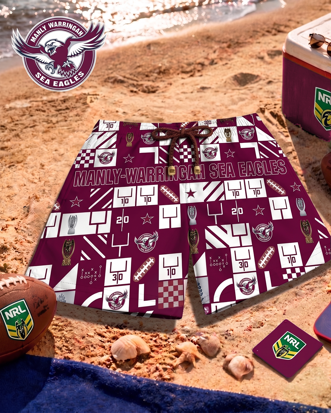 Premium NRL MWSE Beach Shorts V1 NMD 270426 TTV