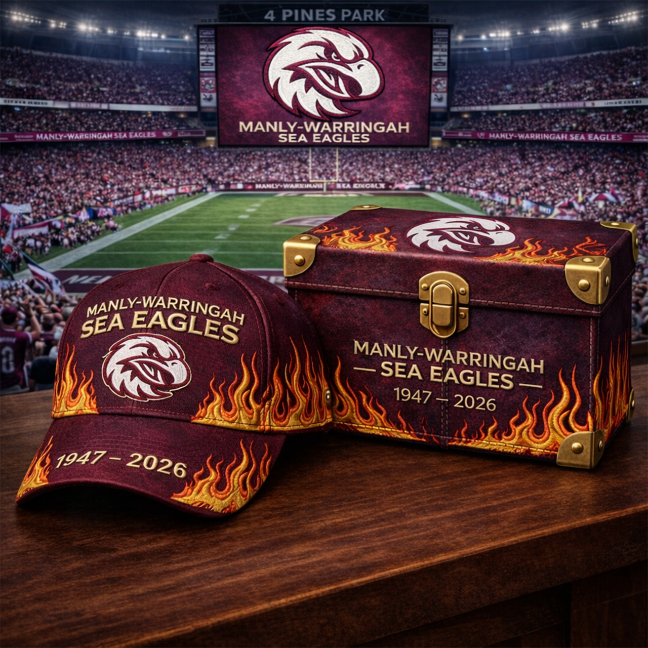 Premium NRL MWSE Classic Flame Tribute Cap V17 NMD 310326 TTV
