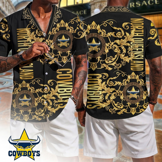 Premium NRL NQC Luxury Hawaiin Shirt V1 NMD 090426 TTV