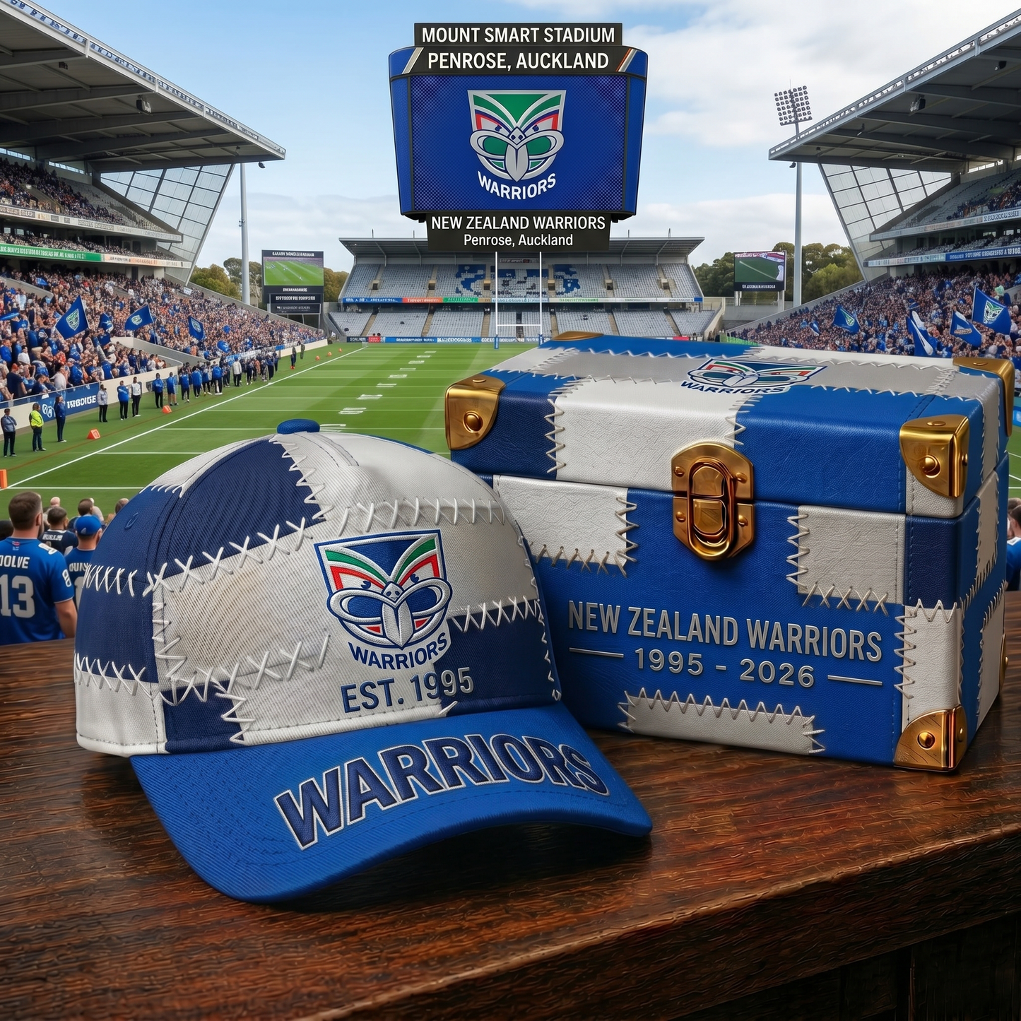 Premium NRL NZW Patchwork Snapback Cap V33 NMD 270426 TTV
