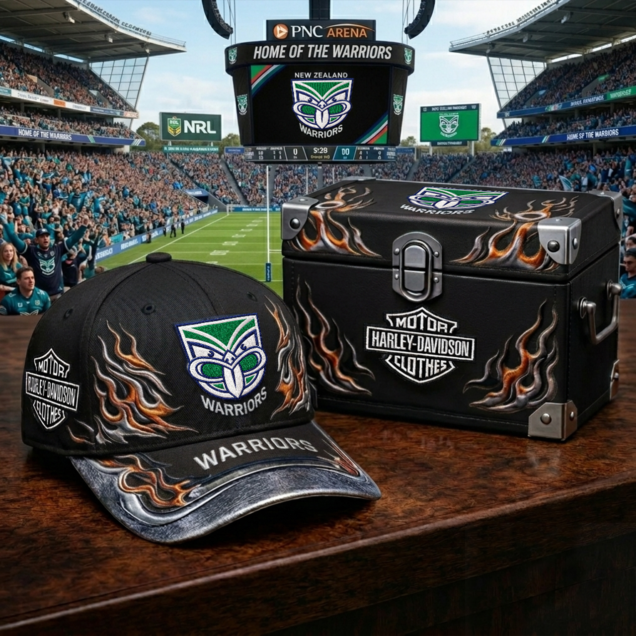 Premium NRL NZW x Harley Davidson Cap V24 NMD 080426 TTV