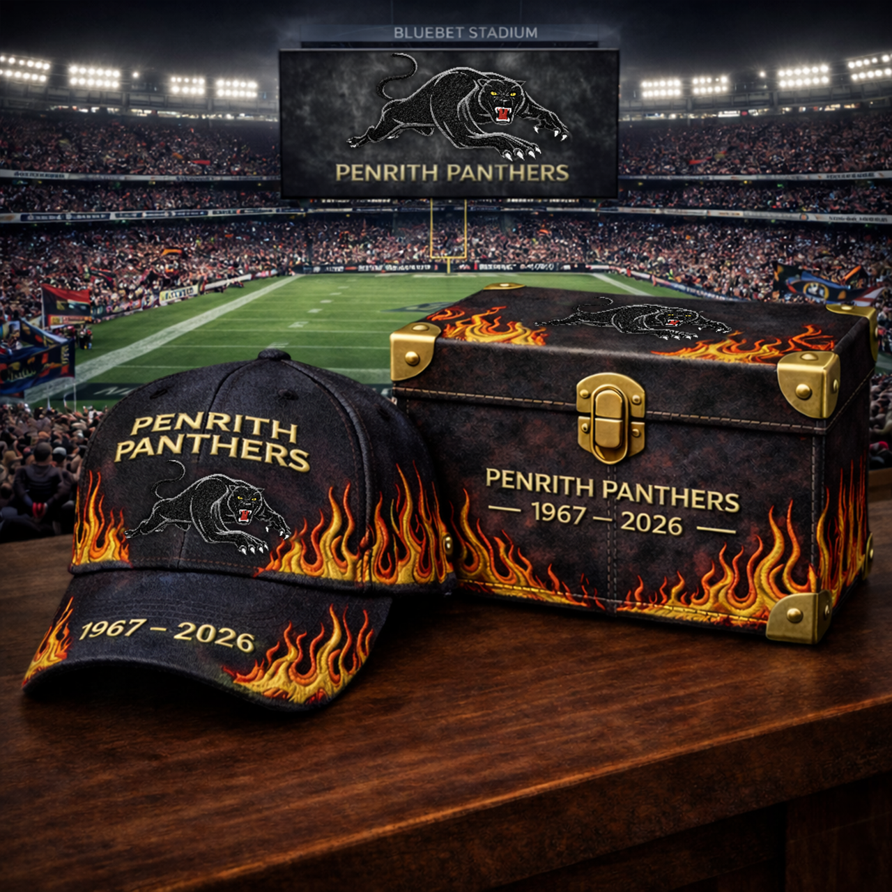Premium NRL PP Classic Flame Tribute Cap V17 NMD 310326 TTV