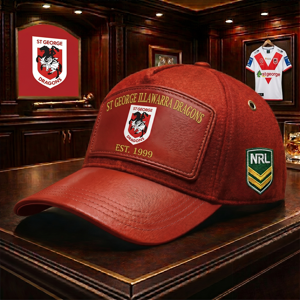Premium NRL SGID Heritage Leather Cap V29 NMD 200426TTV