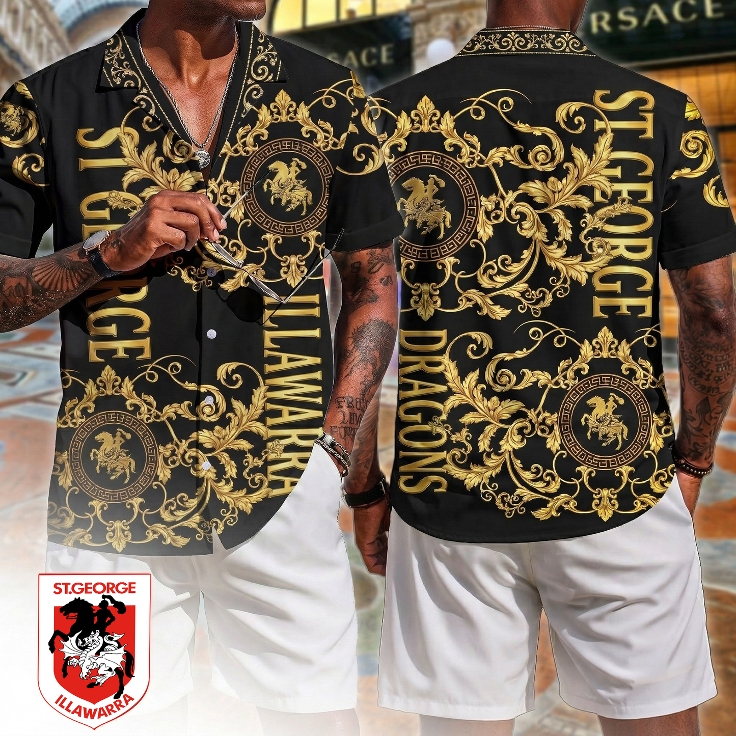 Premium NRL SGID Luxury Hawaiin Shirt V1 NMD 090426 TTV