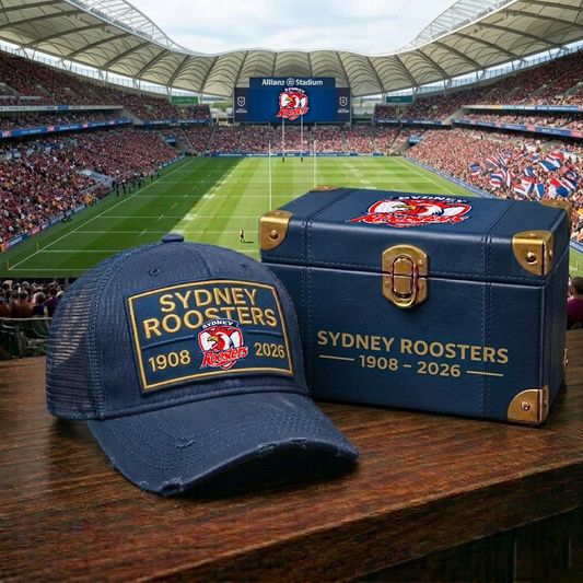 Premium NRL SR Anniversary Heritage Distressed Trucker Cap V21 NMD 040426 TTV