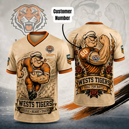 Premium NRL WT Popeye Vintage Tattoo T-shirt V1 NMD 070526 TTV
