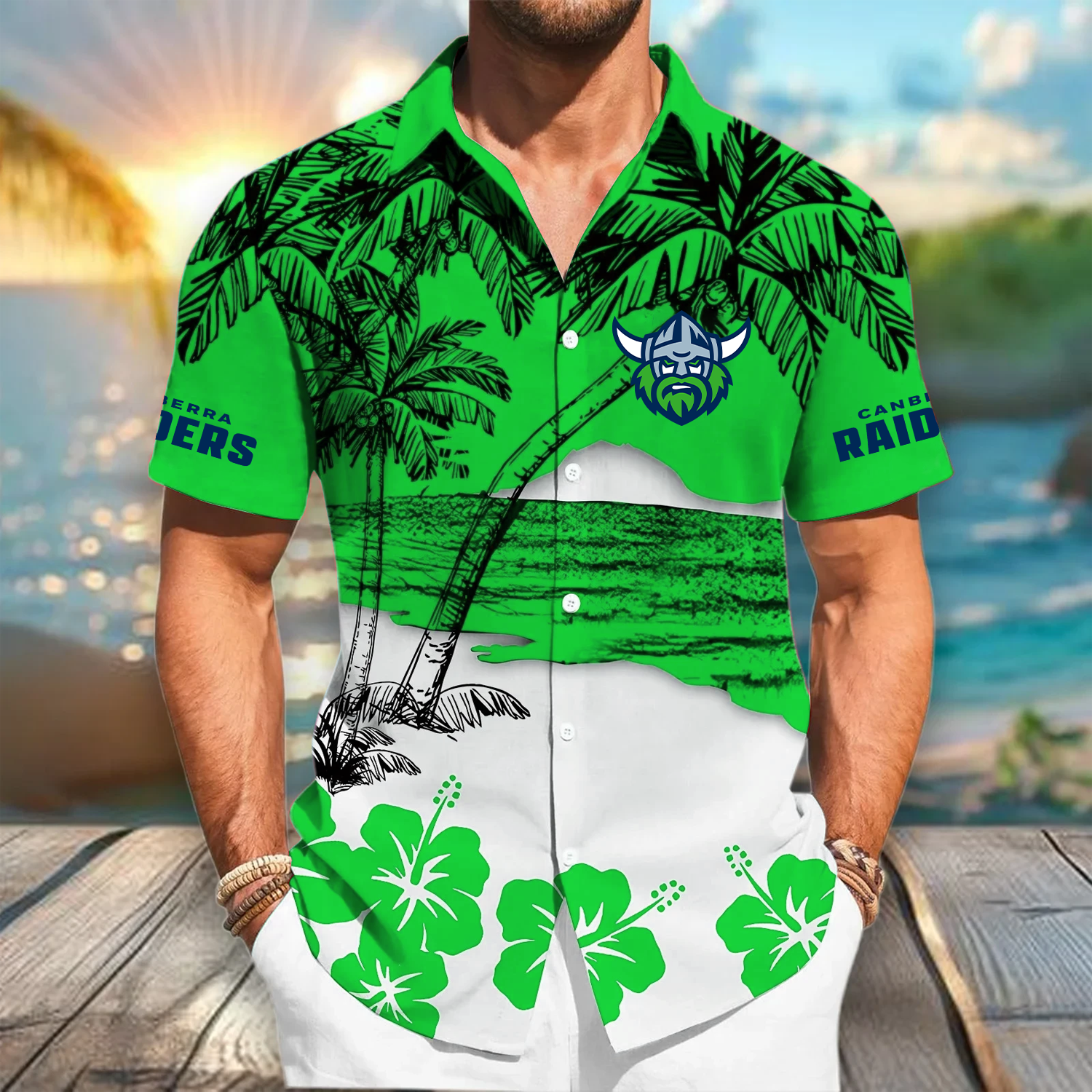 Premium NRL x CBR Tropical Hawaii Shirt DATND TANTD 030426