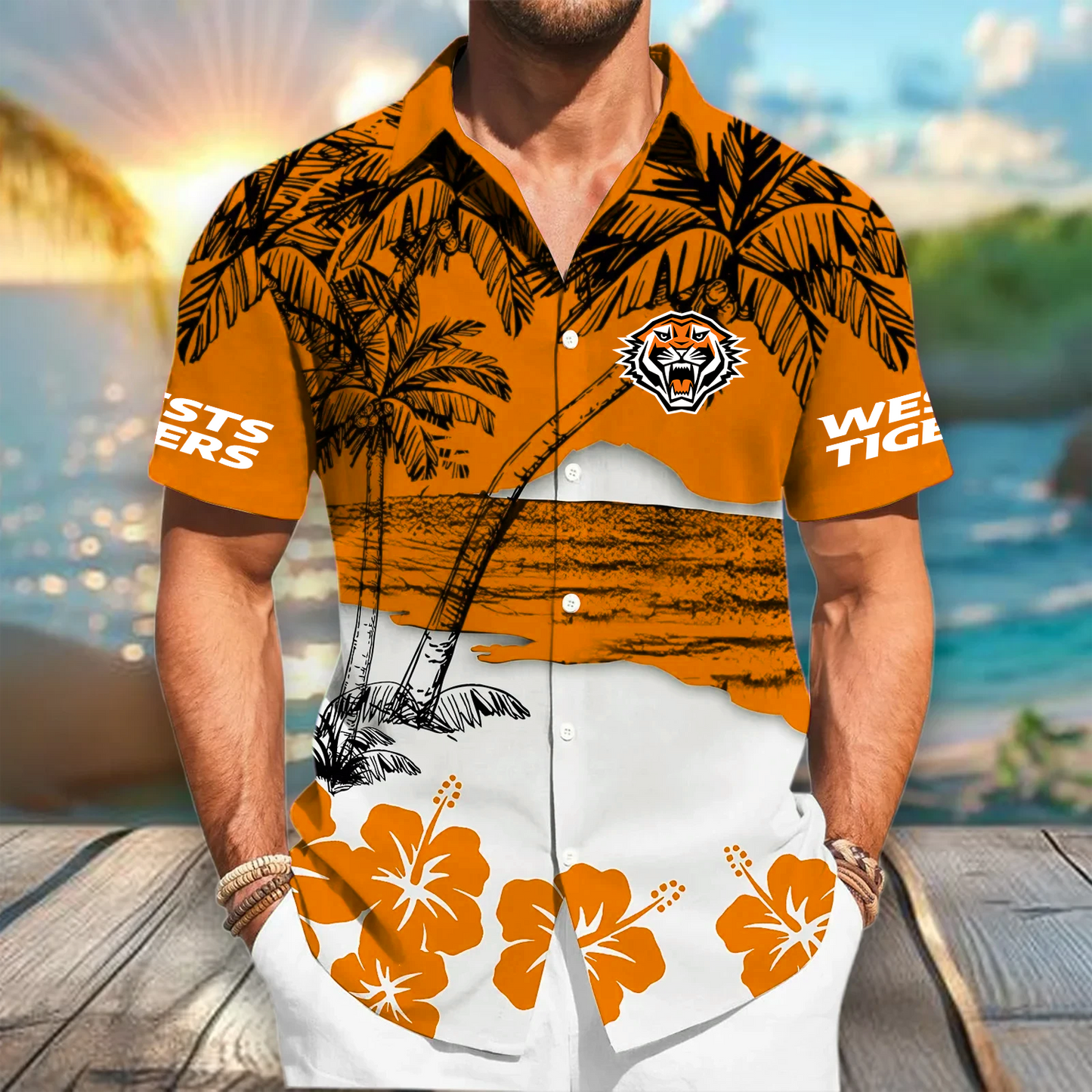 Premium NRL x WST Tropical Hawaii Shirt DATND TANTD 030426