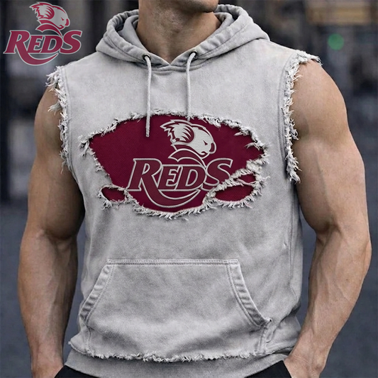 Premium SRP QR Distressed Hooded Tank V1 NMD CTKT