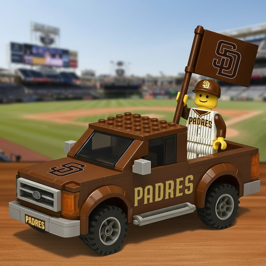 SD x MLB Building Blocks Truck Toy Set DatND DVT