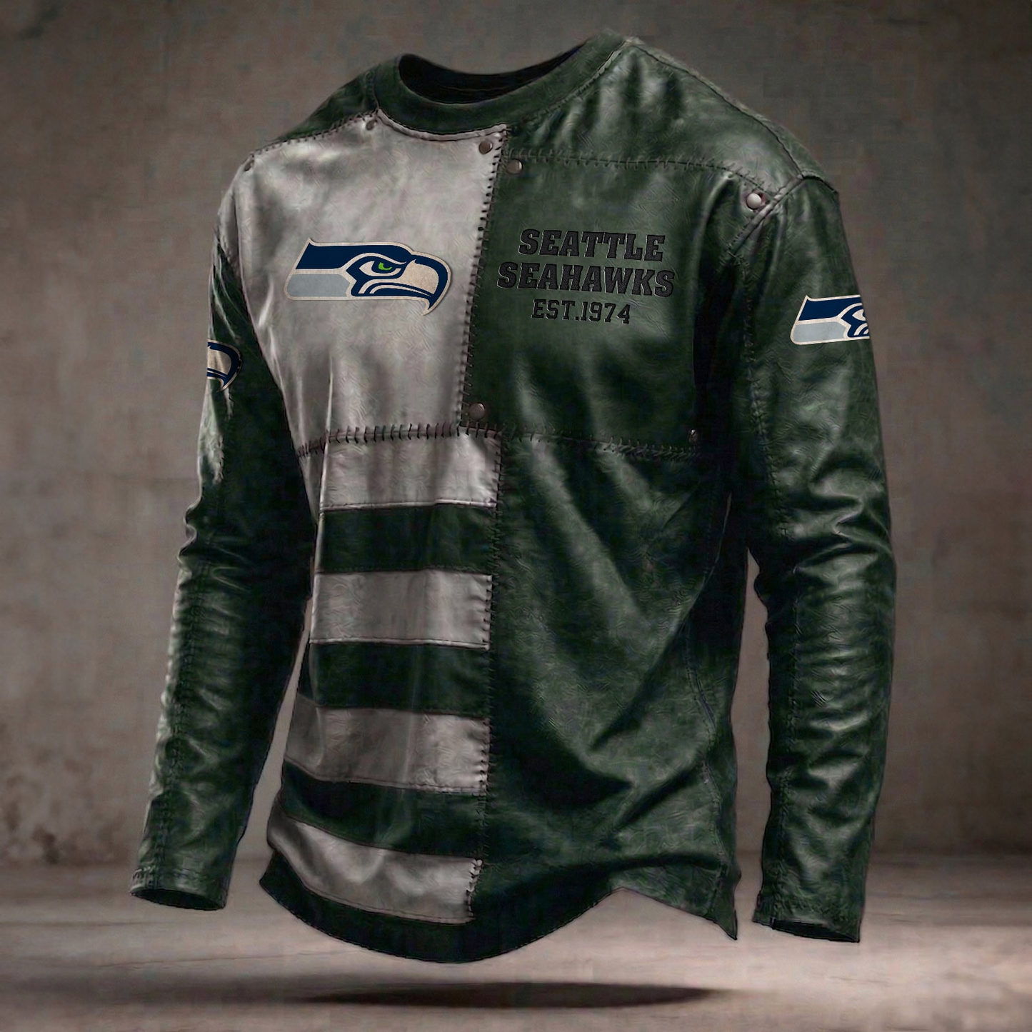SEA x NFL Long Sleeved Shirt 2304 DatND DVT Army