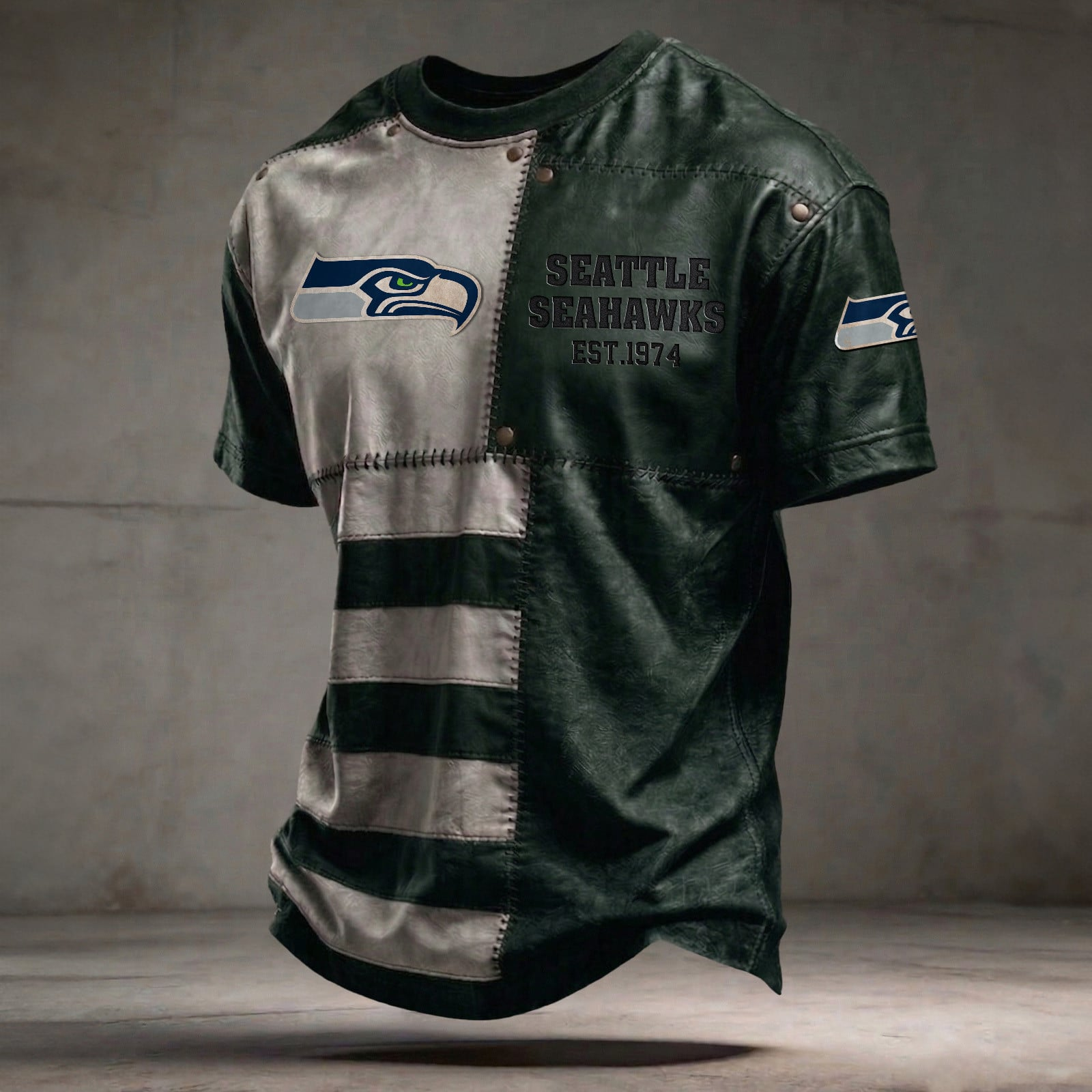 SEA x NFL T-Shirt 0404 DatND DVT Army