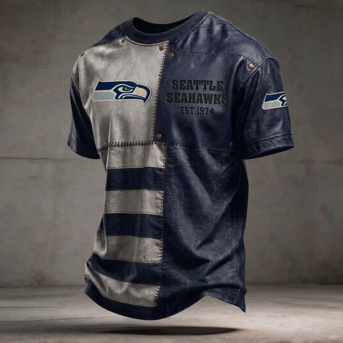 SEA x NFL T-Shirt 0404 DatND DVT Navy