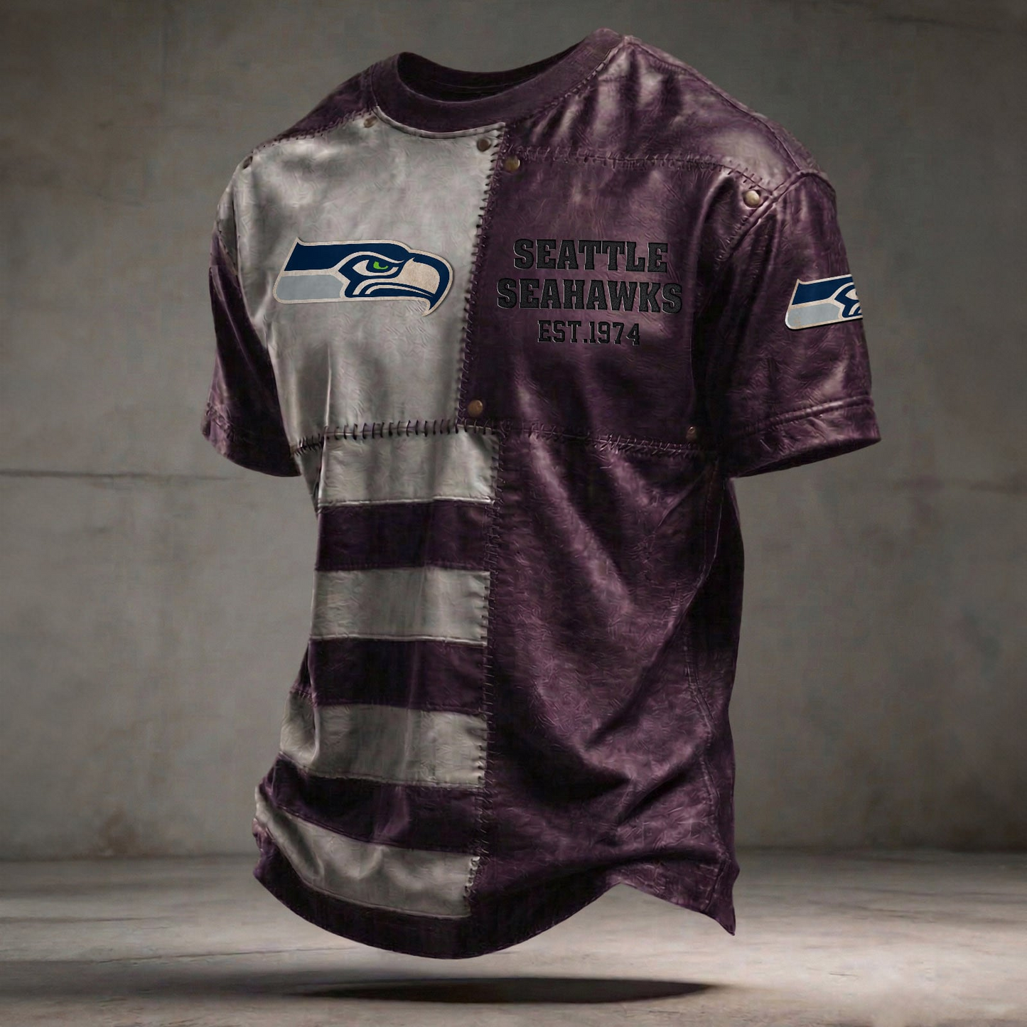 SEA x NFL T-Shirt 0404 DatND DVT Purple