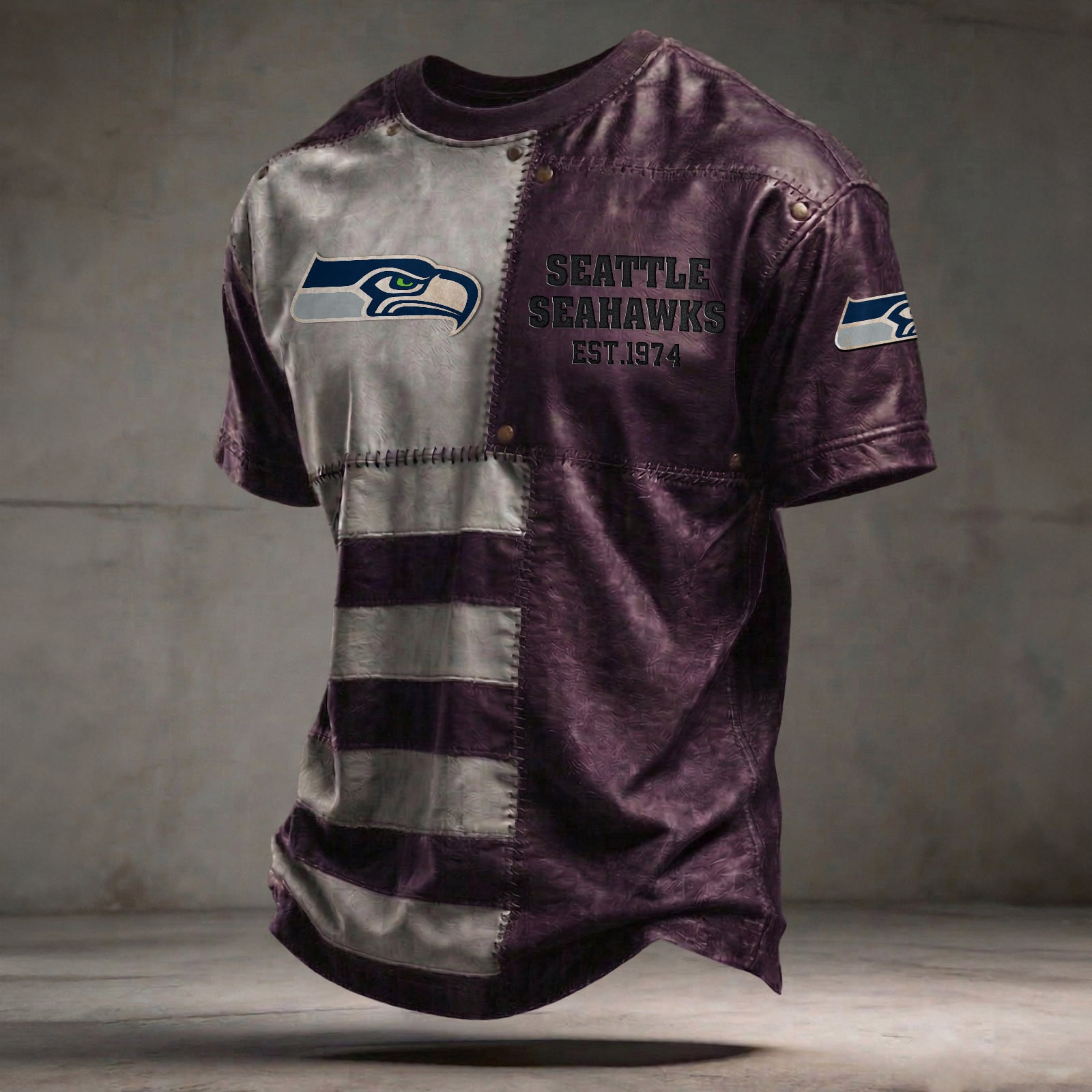 SEA x NFL T-Shirt 0404 DatND DVT Purple