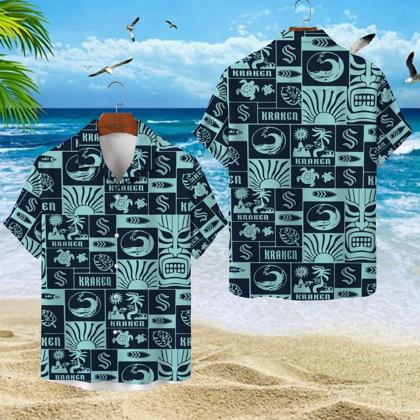 SEA x NHL Hawaiian Shirt 2004 DatND DVT