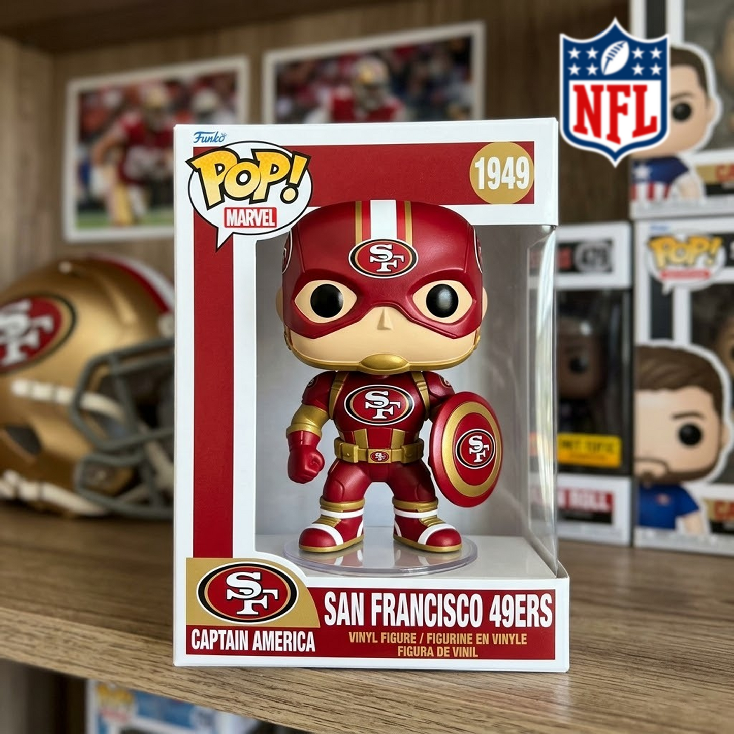 SF x NFL CAPTAIN AMERICA FUNKOS DATND TANTD 010426