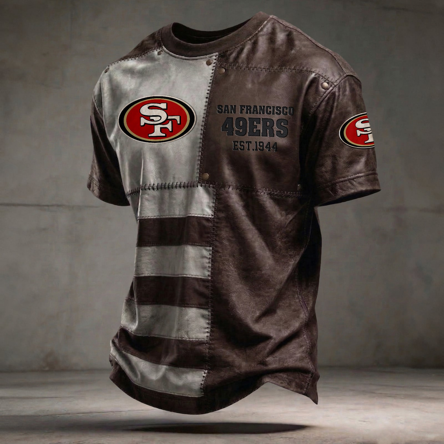 SF x NFL T-Shirt 0404 DatND DVT Brown