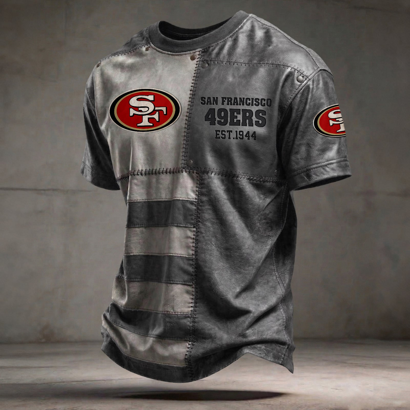 SF x NFL T-Shirt 0404 DatND DVT Grey