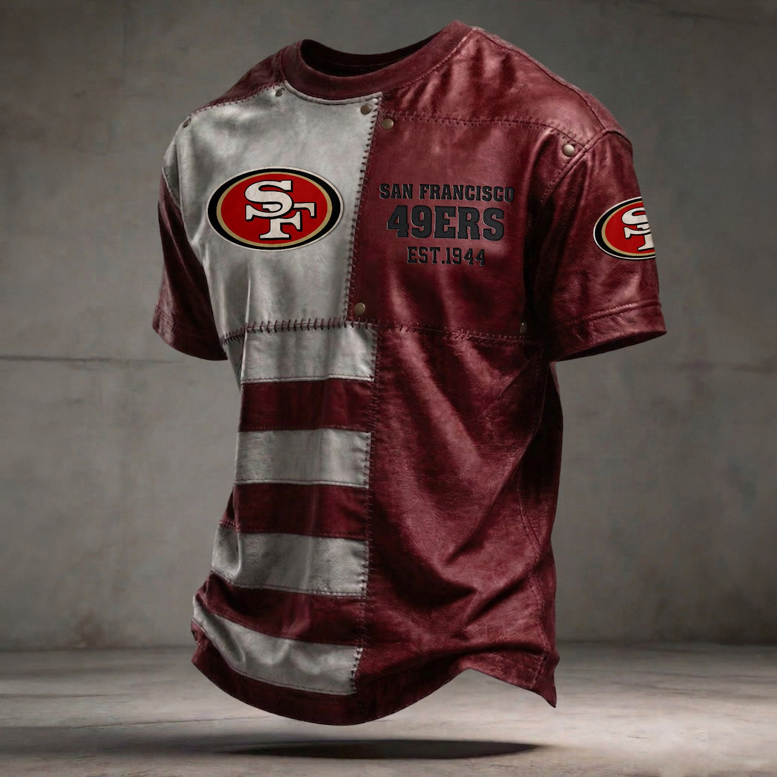 SF x NFL T-Shirt 0404 DatND DVT Red