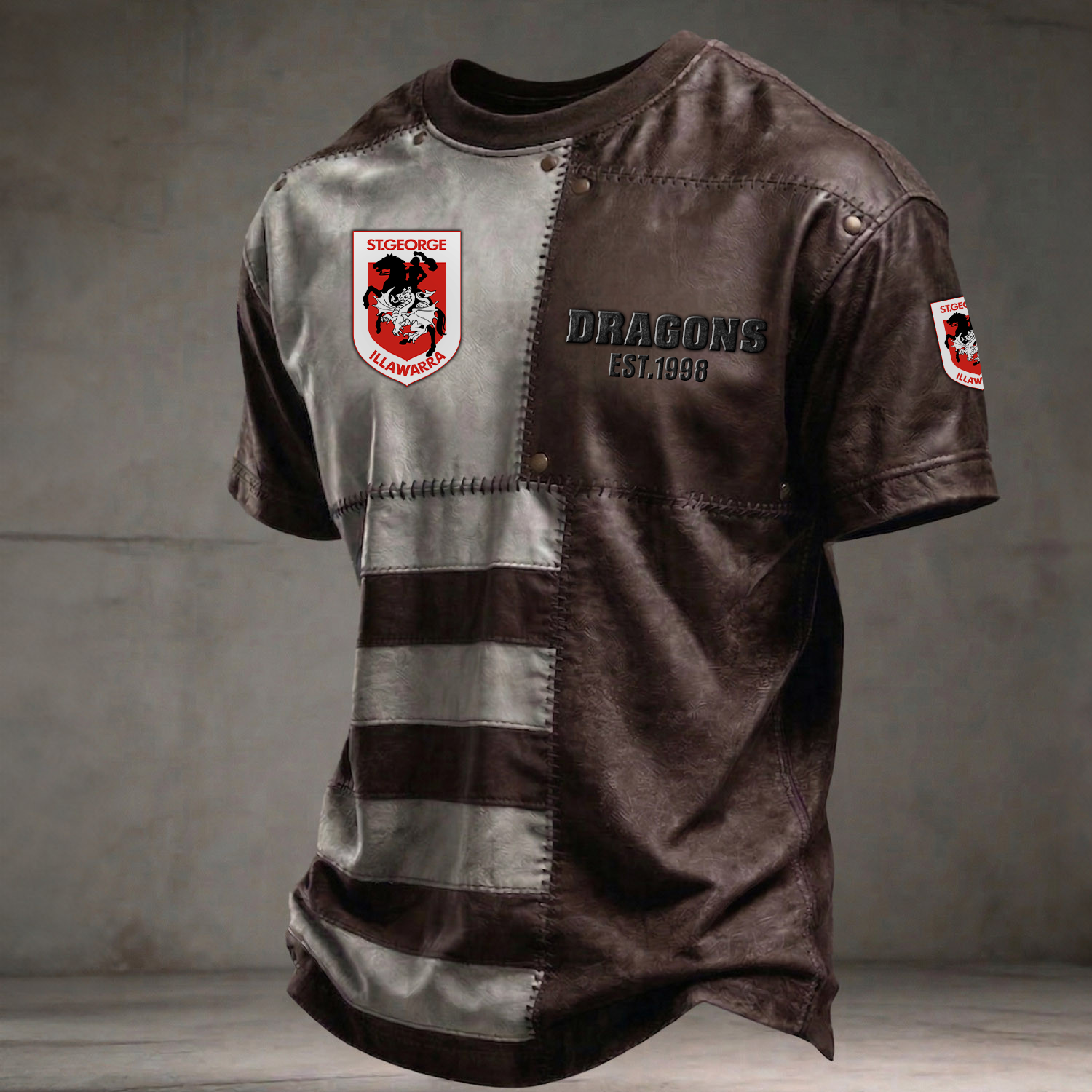 SGI x NRL Premium 3D Shirt DATND TANTD 060426 Brown