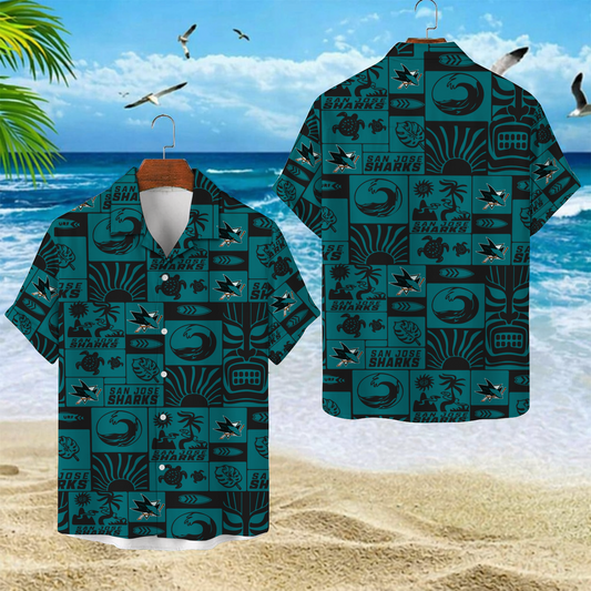 SJS x NHL Hawaiian Shirt 2004 DatND DVT