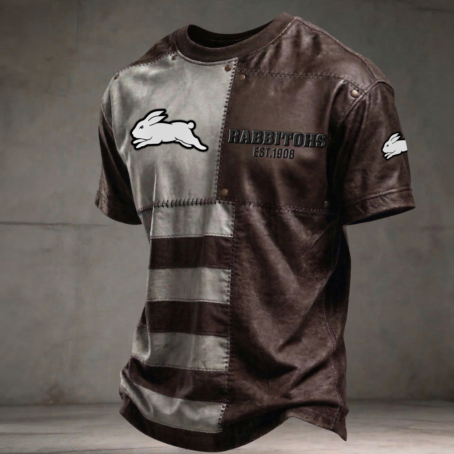 SOU x NRL Premium 3D Shirt DATND TANTD 060426 Brown