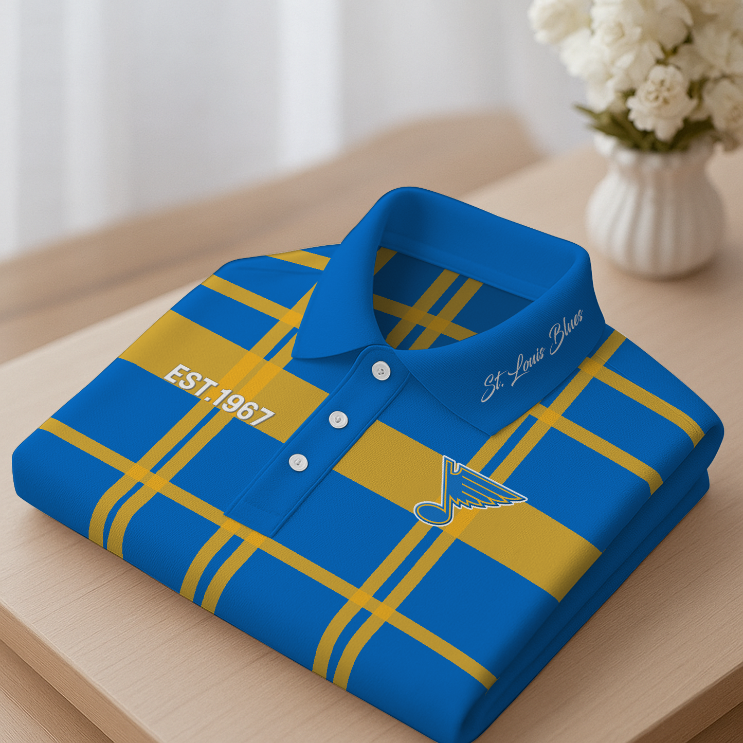 STL Premium NHL Polo Shirt 2703 DatND DVT 1