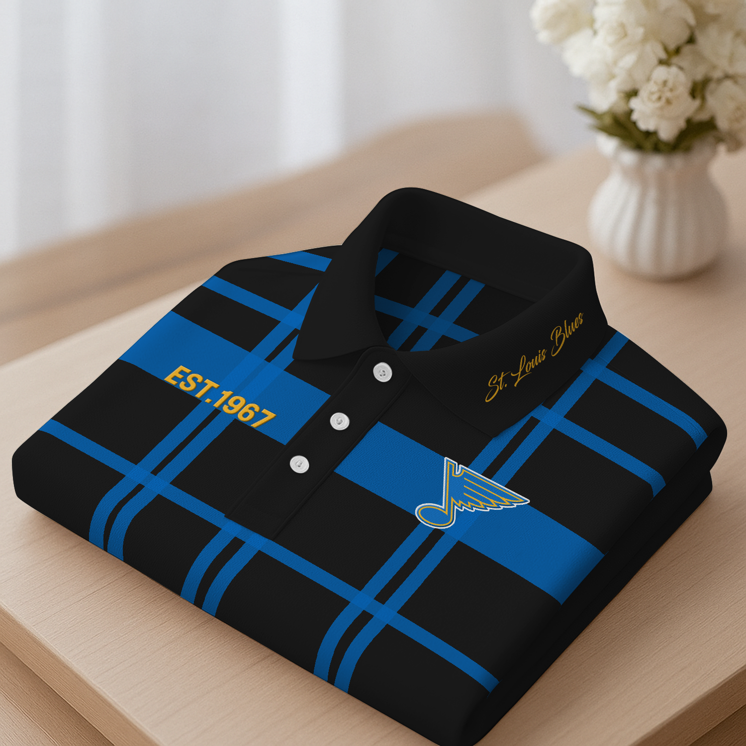 STL Premium NHL Polo Shirt 2703 DatND DVT 2