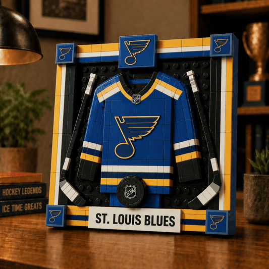 STL x NHL Framed Jersey Building Set 2404 DatND DVT