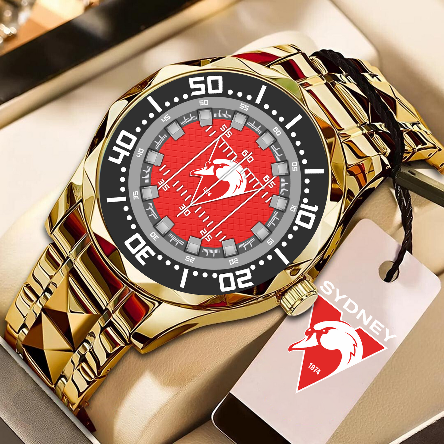 SYD x AFL Camaro Elegant Fashion Design Men Watch DATND TANTD 080426