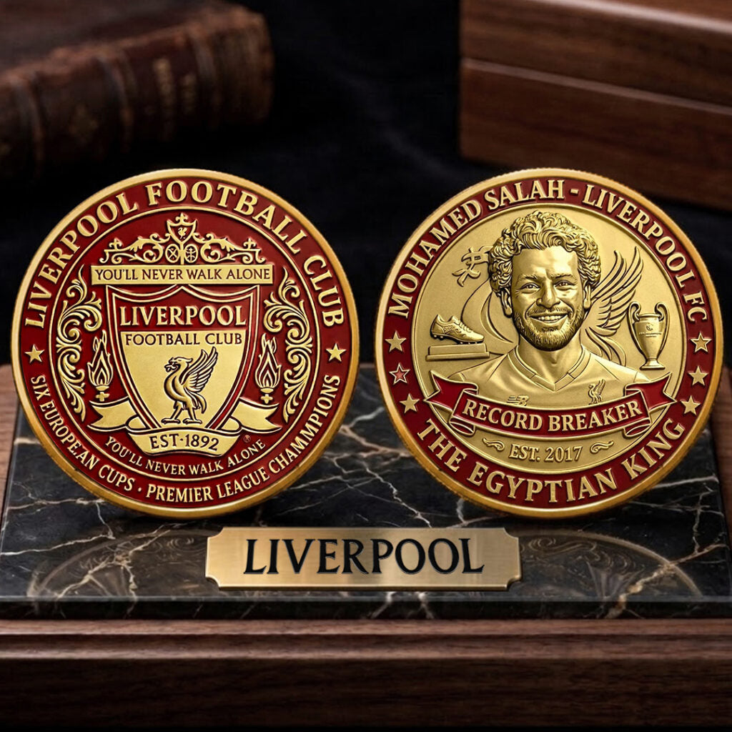 Liv FC x M Salah Commemorative Coin DatND DVT