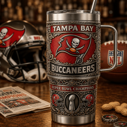 TB x NFL 40oz Insulated Tumbler With Handle – Premium Fan Edition 0605 DatND DVT