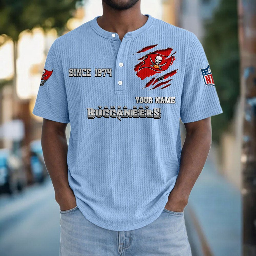 TB x NFL Crew Neck Button Henley Tshirt 0405 DatND DVT