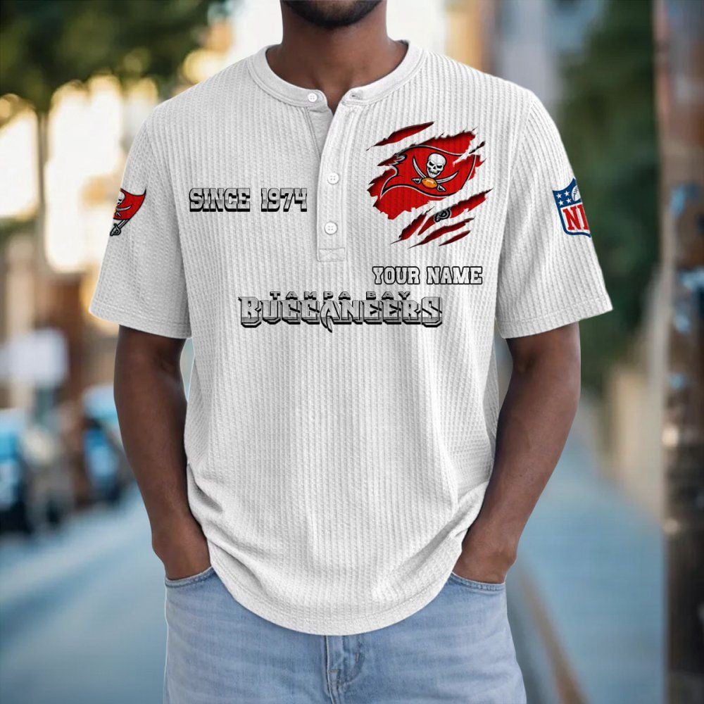 TB x NFL Crew Neck Button Henley Tshirt 0405 DatND DVT