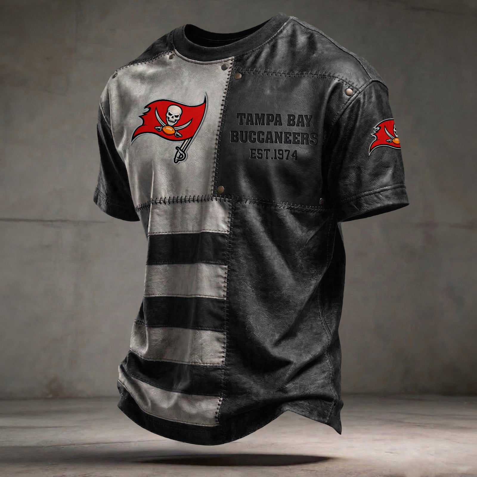 TB x NFL T-Shirt 0404 DatND DVT Black