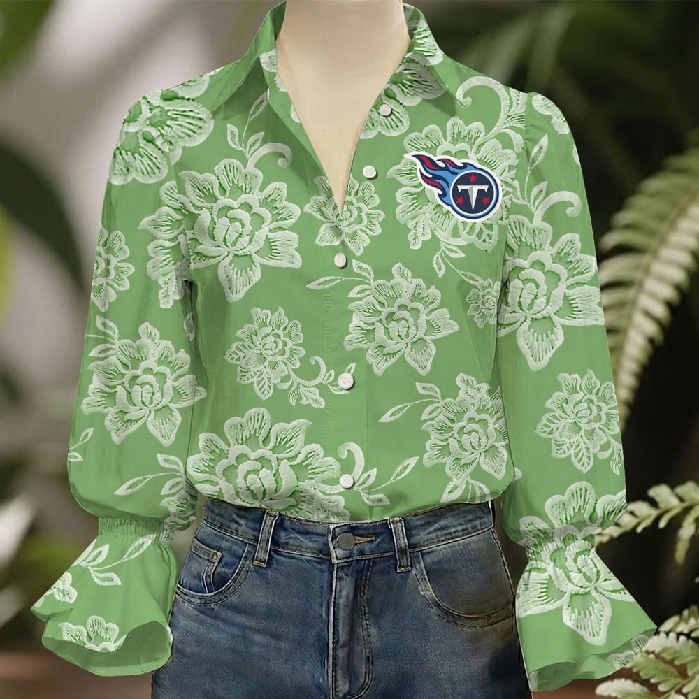 TEN x NFL 3D Collared Lace Long Sleeved Shirt 2004 DatND DVT