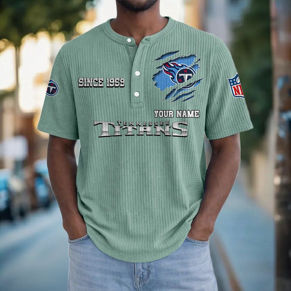 TEN x NFL Crew Neck Button Henley Tshirt 0405 DatND DVT