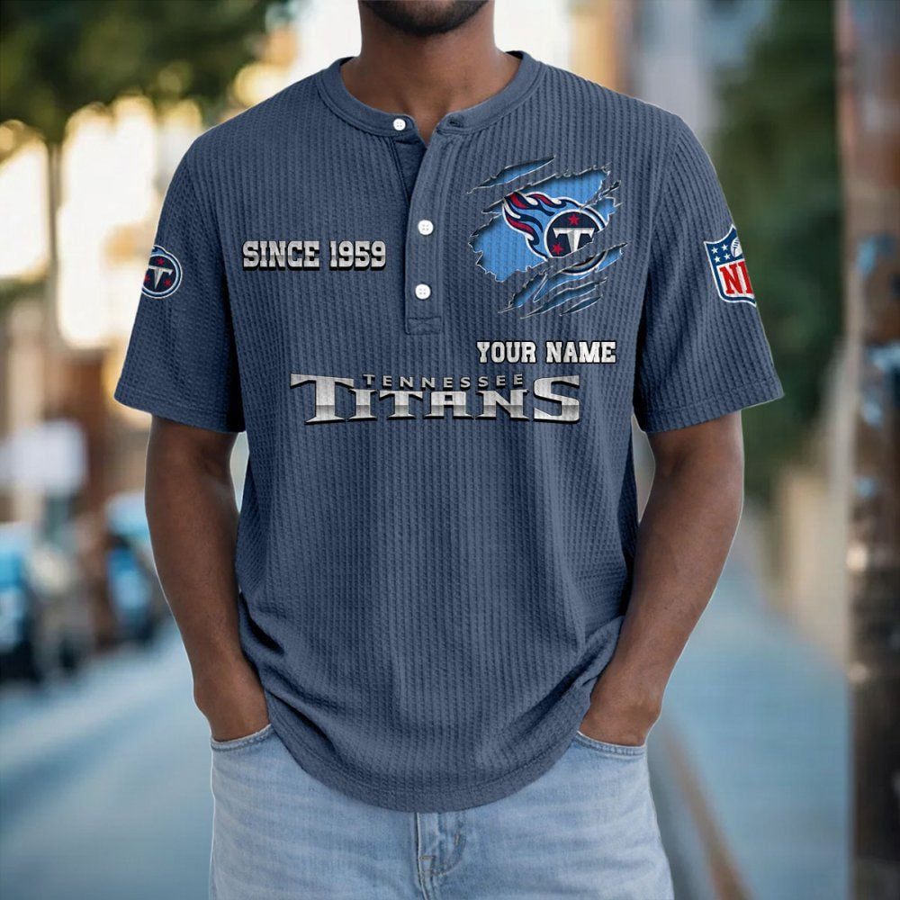 TEN x NFL Crew Neck Button Henley Tshirt 0405 DatND DVT