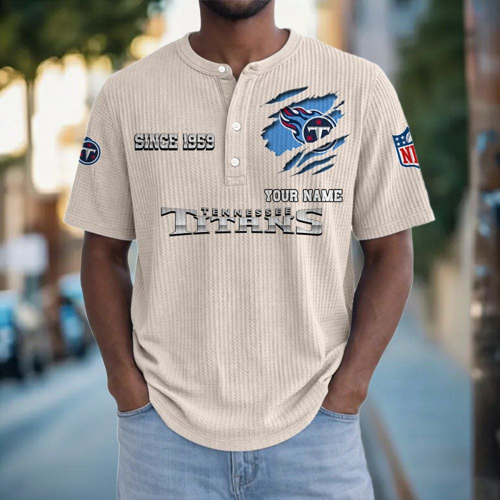 TEN x NFL Crew Neck Button Henley Tshirt 0405 DatND DVT
