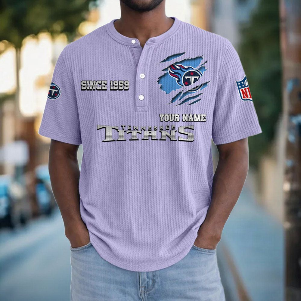 TEN x NFL Crew Neck Button Henley Tshirt 0405 DatND DVT
