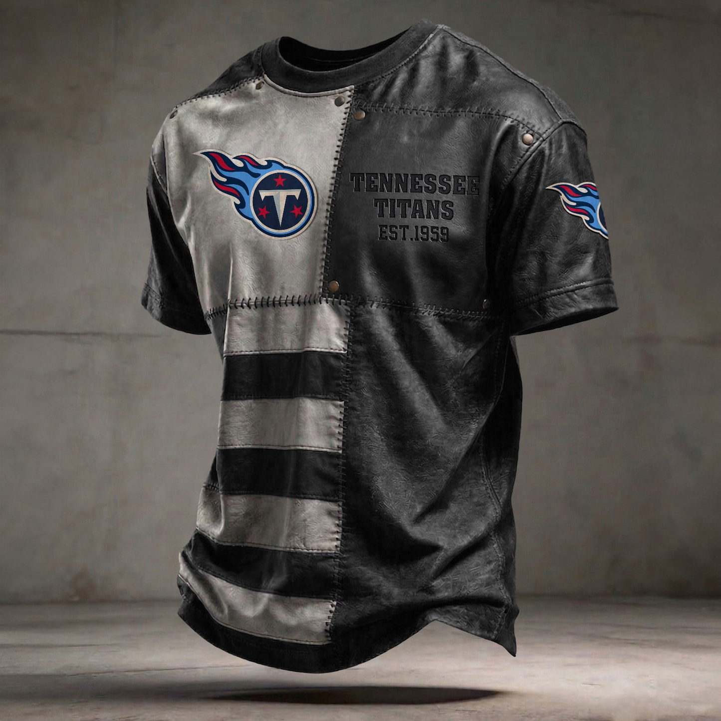 TEN x NFL T-Shirt 0404 DatND DVT Black