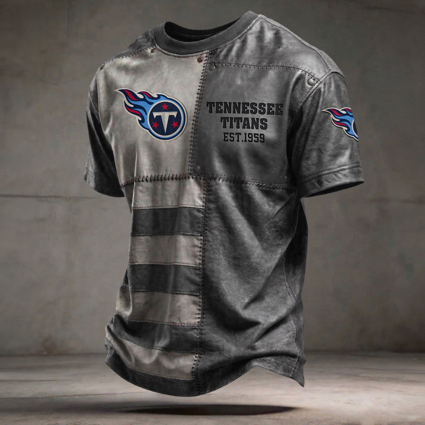 TEN x NFL T-Shirt 0404 DatND DVT Grey