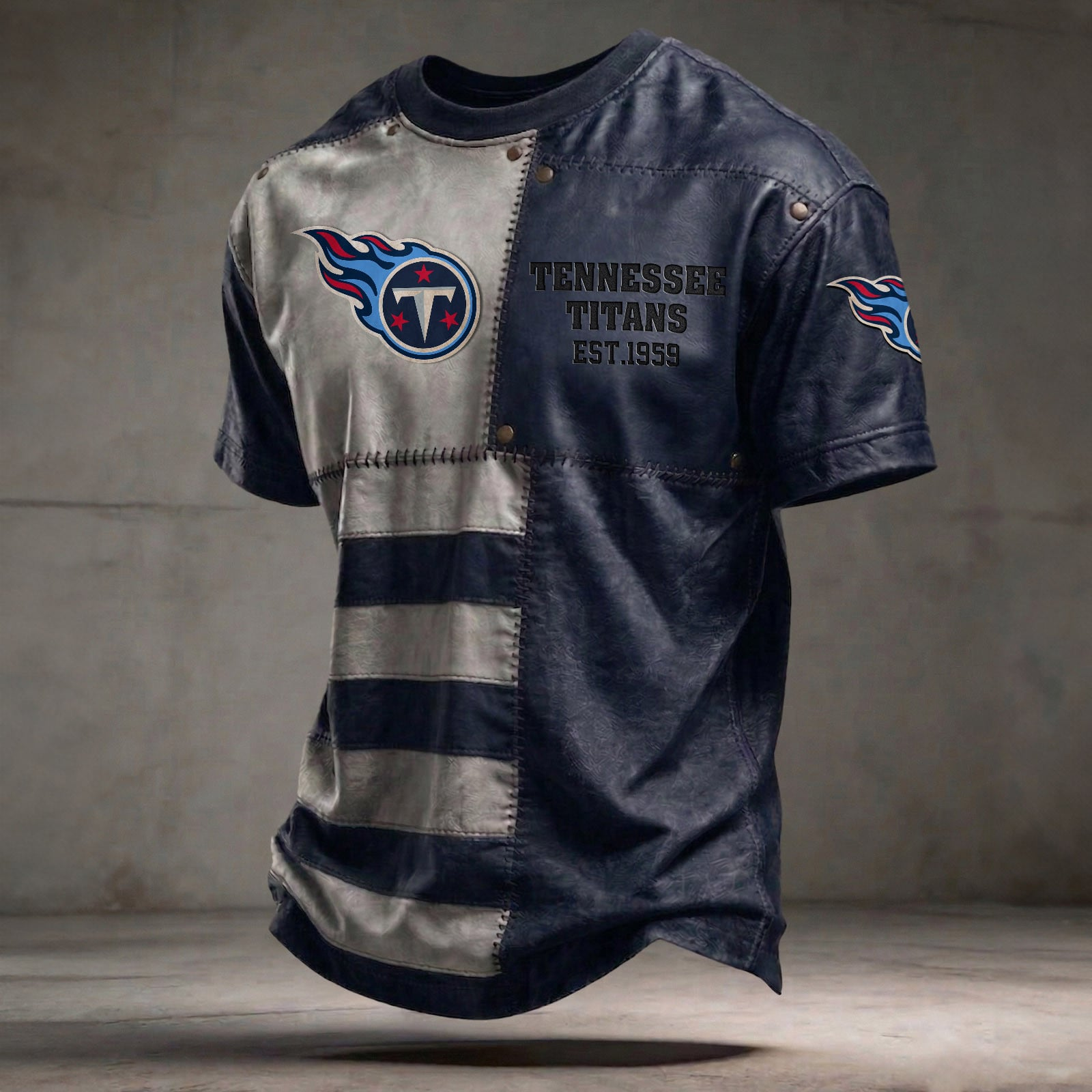 TEN x NFL T-Shirt 0404 DatND DVT Navy