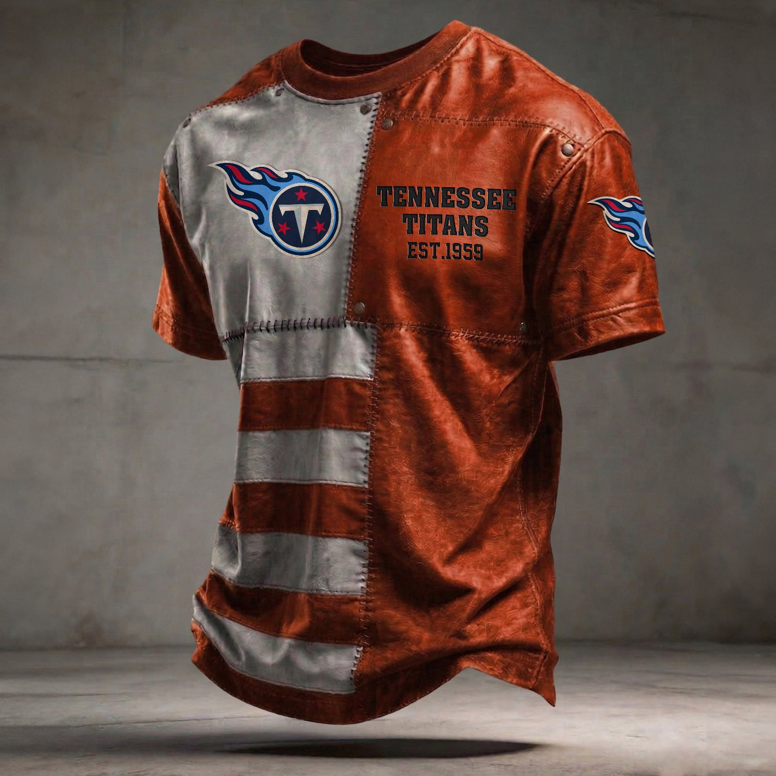 TEN x NFL T-Shirt 0404 DatND DVT Orange