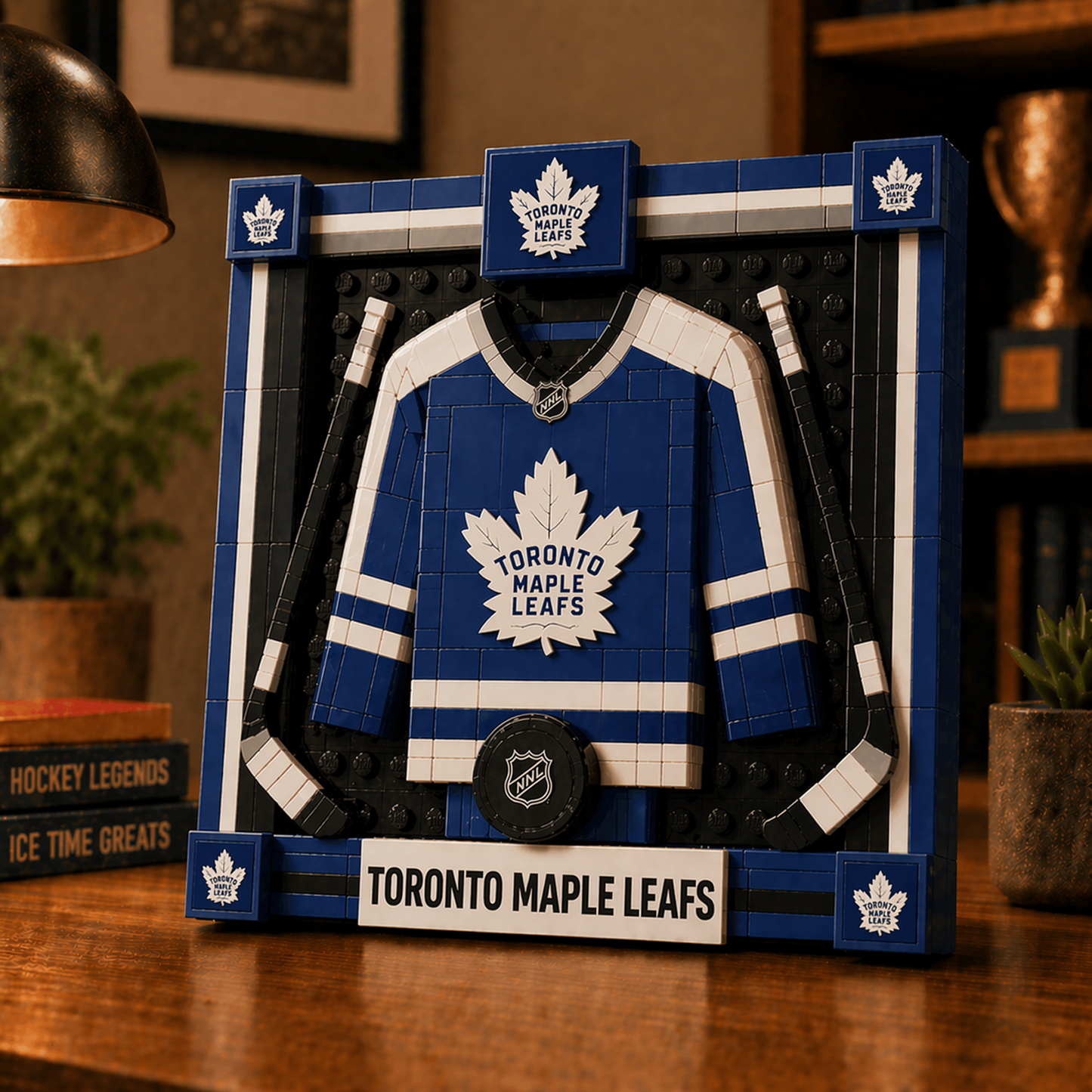 TOR x NHL Framed Jersey Building Set 2404 DatND DVT
